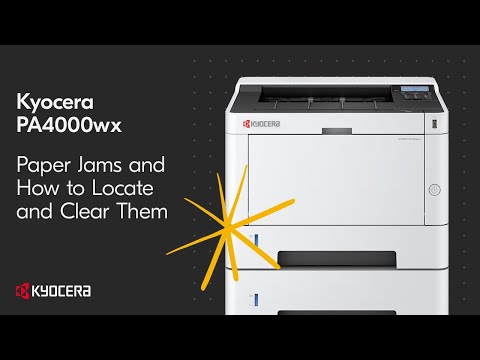 Kyocera PA3500wx — устранение замятий бумаги