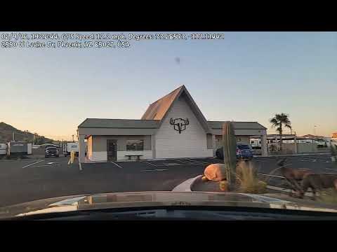 Driving in to Deer Valley RV Park