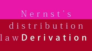 Download Lagu Thermodynamic derivation of Nernst Distribution Law Thumbnail