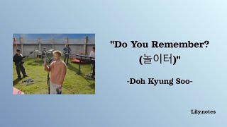 Download lagu Doh Kyung Soo -Do You Remember?- / Lirik lagu mp3