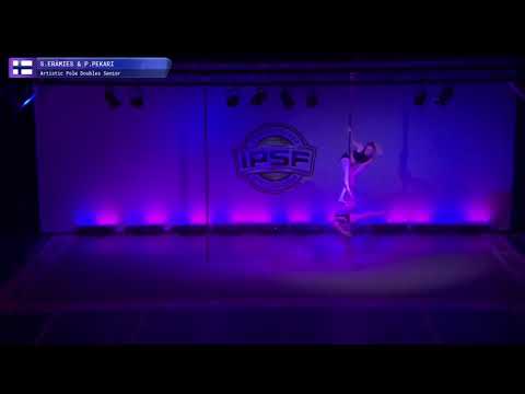 Doubles Sanni Erämies & Pilu Pekari of Finland - Finals 5th 2017 World Artistic Pole Championships