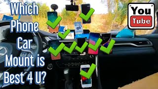Best Phone Car Mounts | Which is Right For You? (Wizgear 2019 Lineup)