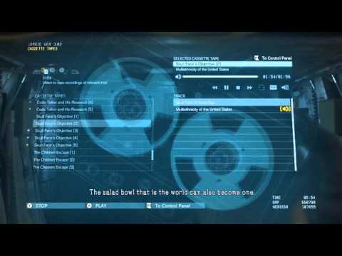 MGS5 Tapes - Skull Face's Objective [1-5]