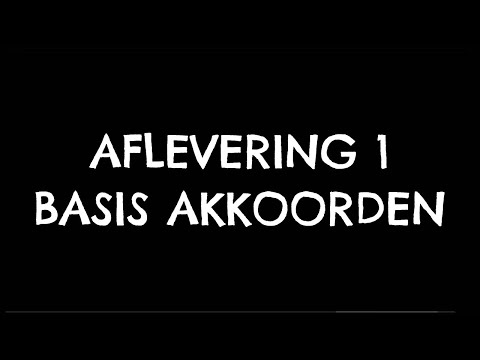 Goof's Online Gitaarlessen - [Akoestisch] - Aflevering 1: Basis Akkoorden