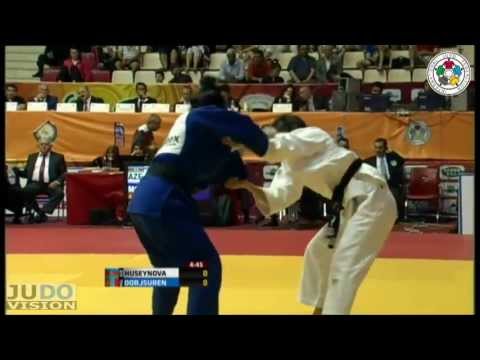 Judo Grand Slam Baku 2013: Shahana HUSEYNOVA (AZE) - Sumiya DORJSUREN (MGL) Bronze [-57kg]