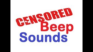 Censor Beep   bleep Sound Effects All Sounds
