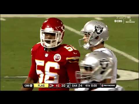 Raiders Chiefs 2017 Week 6 Historic and Crazy final Seconds Last Play(s)