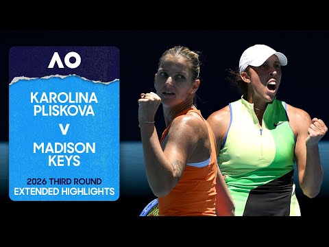 Karolina Pliskova v Madison Keys Extended Highlights | Australian Open 2026 Third Round