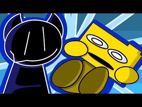 Opheebop pushes Ron down the stairs 2