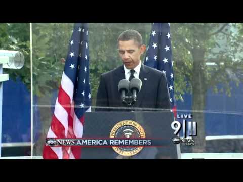 President Obama Reads Psalm 46 at 9/11 Ceremony Video