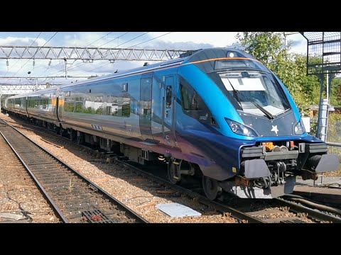 TPE Class 68 68021 'Tireless' Propels MK5 Coach Set on ECS Through Guide Bridge 4/6/22