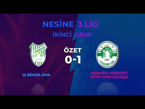 12 Bingöl Spor 0-1 Ejderoğlu Kırşehir Futbol Spor Kulübü | Maç Özeti