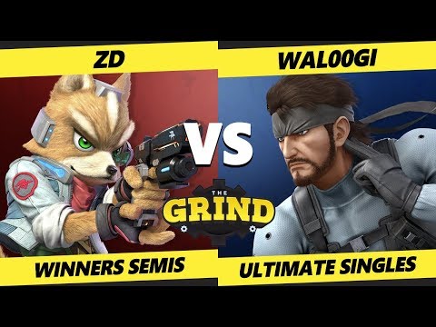 The Grind 115 Winners Semis - ZD (Fox) Vs. Wal00gi (Snake) Smash Ultimate - SSBU
