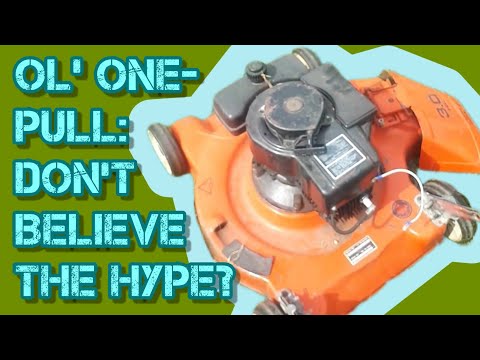 How to Start an Old Lawnmower On One Pull? 1985 MTD Mower