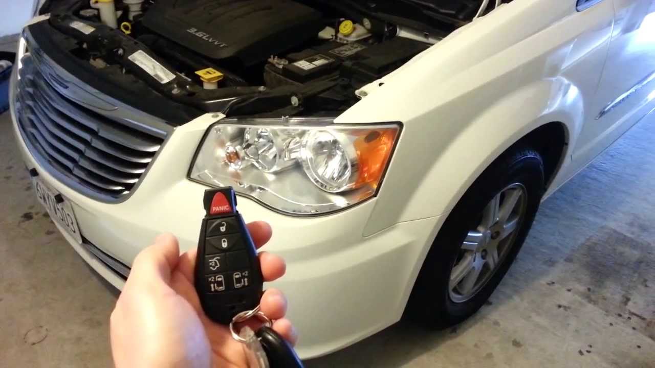 2012 Chrysler Town & Country Minivan - Testing New Key Fob Battery