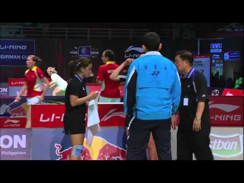 Group Stage (Level 2) - WD (Highlight) - Bibik/Chervaykova vs Eva Lee/Obanana - 2013 Sudirman Cup