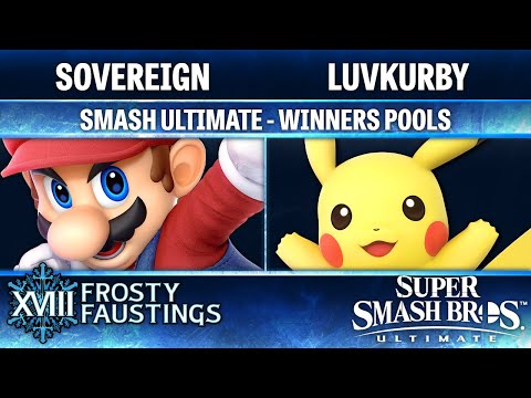 Frosty Faustings XVIII WINNERS POOLS - Sovereign (Mario) vs luvkurby (Pikachu) - Smash Ultimate