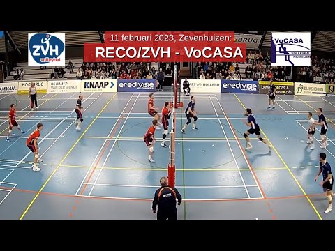 2023-02-11 RECO/ZVH - VoCASA (samenvatting, 8 min) Eredivisie Heren Volleybal