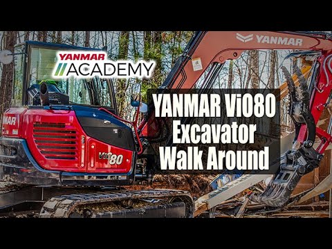 YANMAR ViO80 Excavator Walk Around