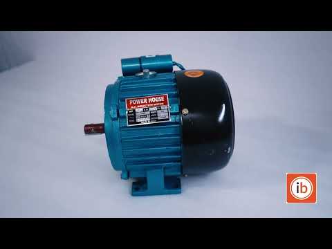 POWERHOUSE Foot Mounted Induction Motor 1 Phase 1 HP 4 Pole