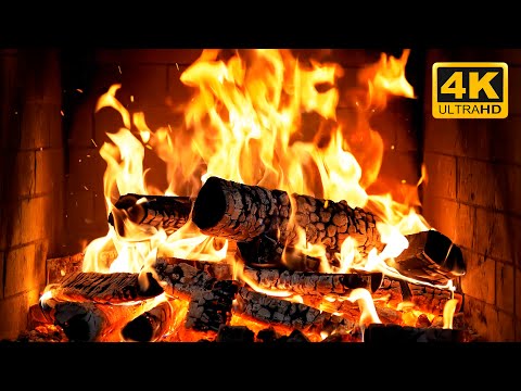 🔥 Fireplace Evenings of Serenity and Warmth: Burning Logs and Crackling Sounds for Pure Relaxation