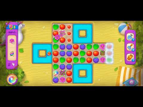 Gardenscapes level 10043 Super Hard level All boosters (+5moves)