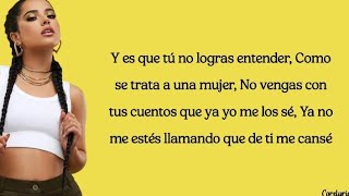 Becky G - Sola (lyrics)