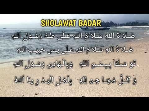 Sholawat Badar Tanpa Musik Merdu Penenang Hati 20 Menit Lirik Arab