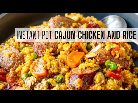 One Pot Cajun Chicken and Rice | Simple Recipe with Huge Flavor | Amazing Instant Pot Recipe
