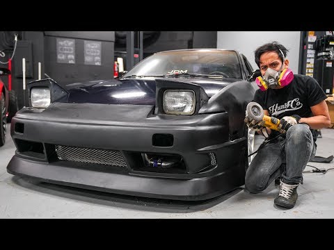S13 Front Bumper And Widebody Install!