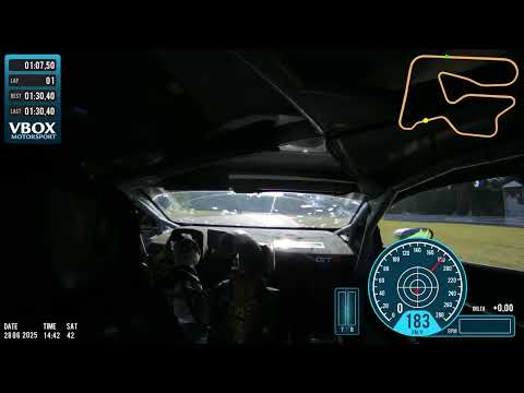 Maciej Bernacik in Lamborghini Huracan GT3 Evo1  at Tor Poznan, Two Laps from Endurance Race