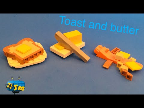 LEGO Toast and Butter Tutorial