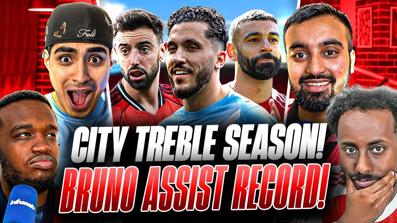 ARSENAL QUADRUPLE IN SECOND AGAIN! Man City Treble & Bruno Assist Record? Premier League 33 Round Up