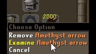 Testing new AMETHYST ARROWS
