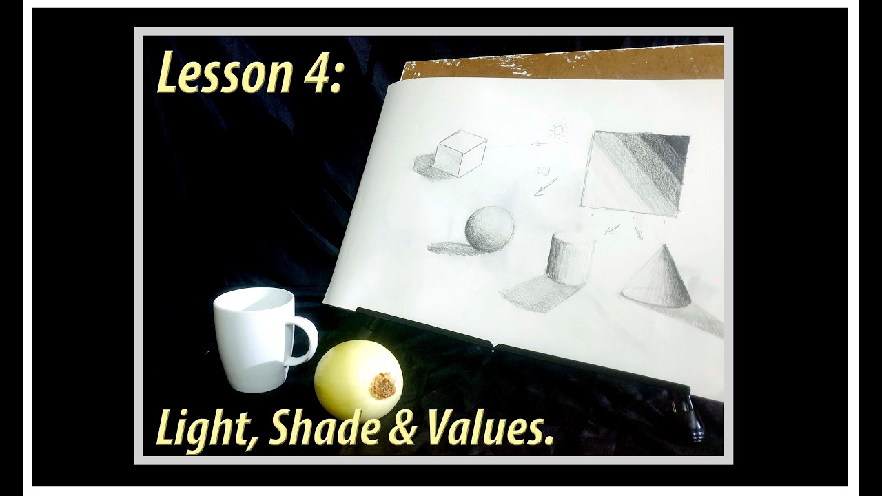 A sure way to improve  your shading techniques. Drawing Lesson 4.