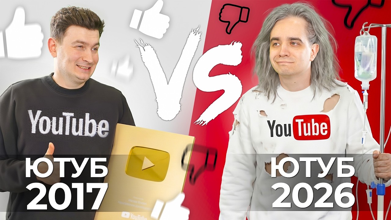 ЮТУБ РАНЬШЕ vs. ЮТУБ СЕЙЧАС