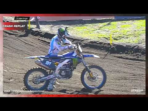 Seewer crash | MXGP RAM Qualifying Races | MXGP of Patagonia-Argentina 2023 #MXGP #Motocross