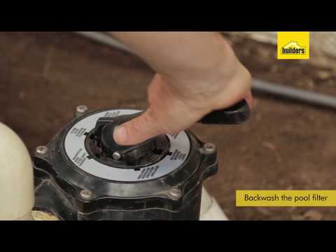 How To Change The Pool Filter Sand - YouTube