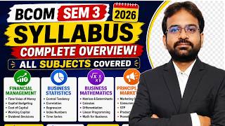 Bcom 3rd semester syllabus | Bcom sem 3 syllabus 2026 | CWG for BCOM