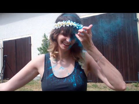 COLOR POWDER, WATERFALL AND MOST DELICIOUS ICE CREAM || VEDA August 18