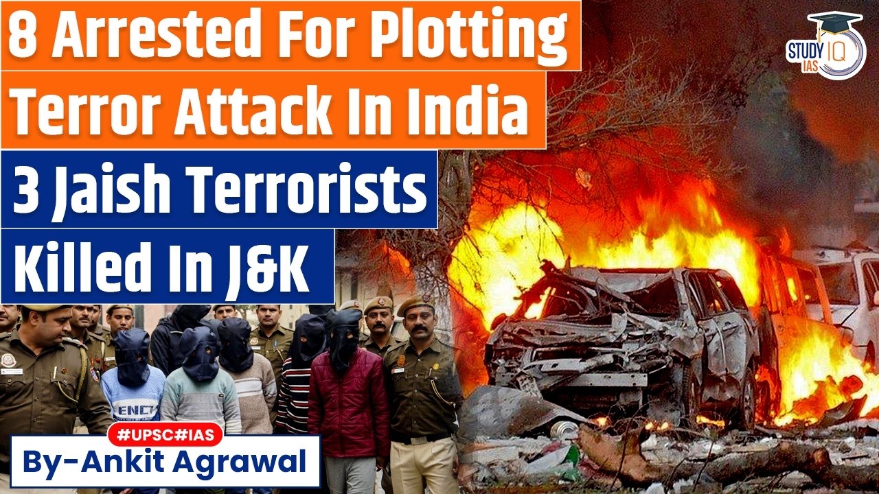 Pak-Backed Terror Plot Busted | 3 Terrorists Killed in J&K | Ankit Agrawal Study IQ