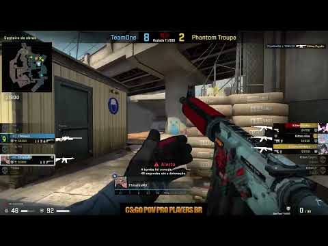 CSGO POV TeamOne malbsMd (26/15) vs Phantom Troupe (Overpass) @ ESL Rotterdam 2022 NA Qualifier #1