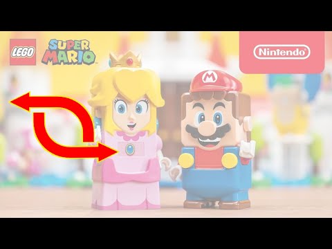 LEGO Peach is ready for adventure! - LEGO Super Mario [[{REVERSED]]