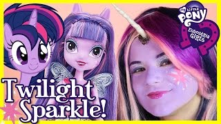My Little Pony Twilight Sparkle Makeup Tutorial!  Equestria Girl Doll Cosplay | Kittiesmama