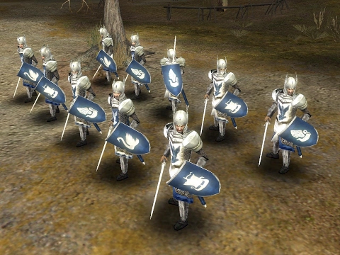 Dol Amroth Soldiers vs Morgul Orc Warriors and Dol Guldur Orcs