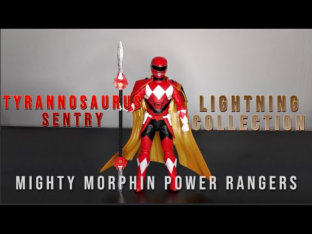 Vídeo relacionado con Power Rangers Lightning Collection Mighty Morphin Tyrannosaurus Sentry Figura articulada exclusiva (Tyrannosaurus Sentry)