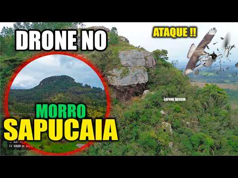 CAVERNAS NO MORRO SAPUCAIA! Lendas e Imagens de Tirar o Folego (4k DRONE)