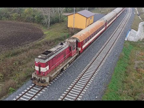 Vlak / 742 210-8 na rychlících - Mladoboleslavsko 20.10 a 22.10. 2017