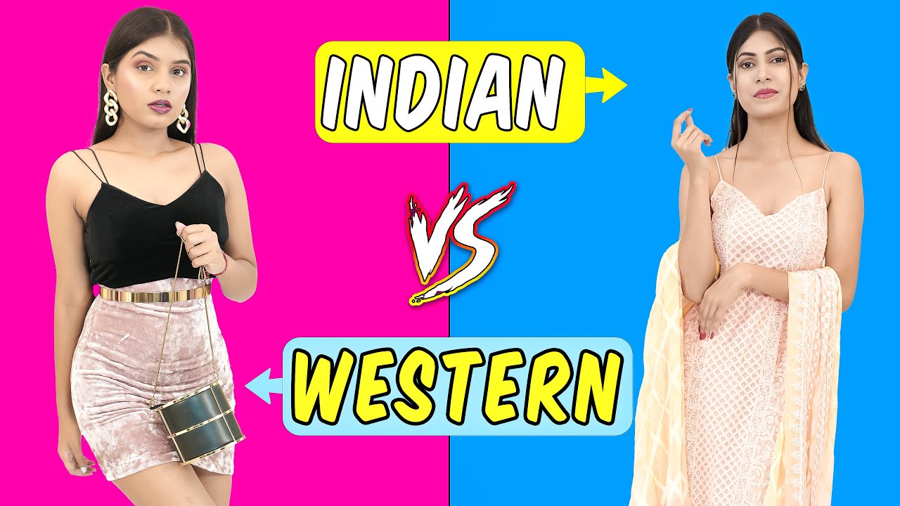 Sarojini Nagar Shopping - Indian vs Western | Fashion Challenge Under Budget | DIYQueen