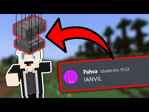 Minecraft, mutta LIVE-CHATTI TROLLAA MUA